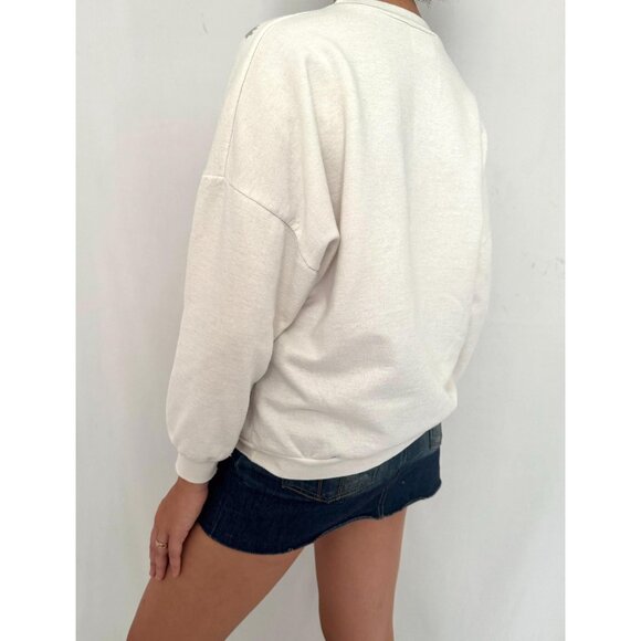 90s vintage cat kitten holiday christmas cute graphic crewneck pullover sweater - Picture 5 of 9